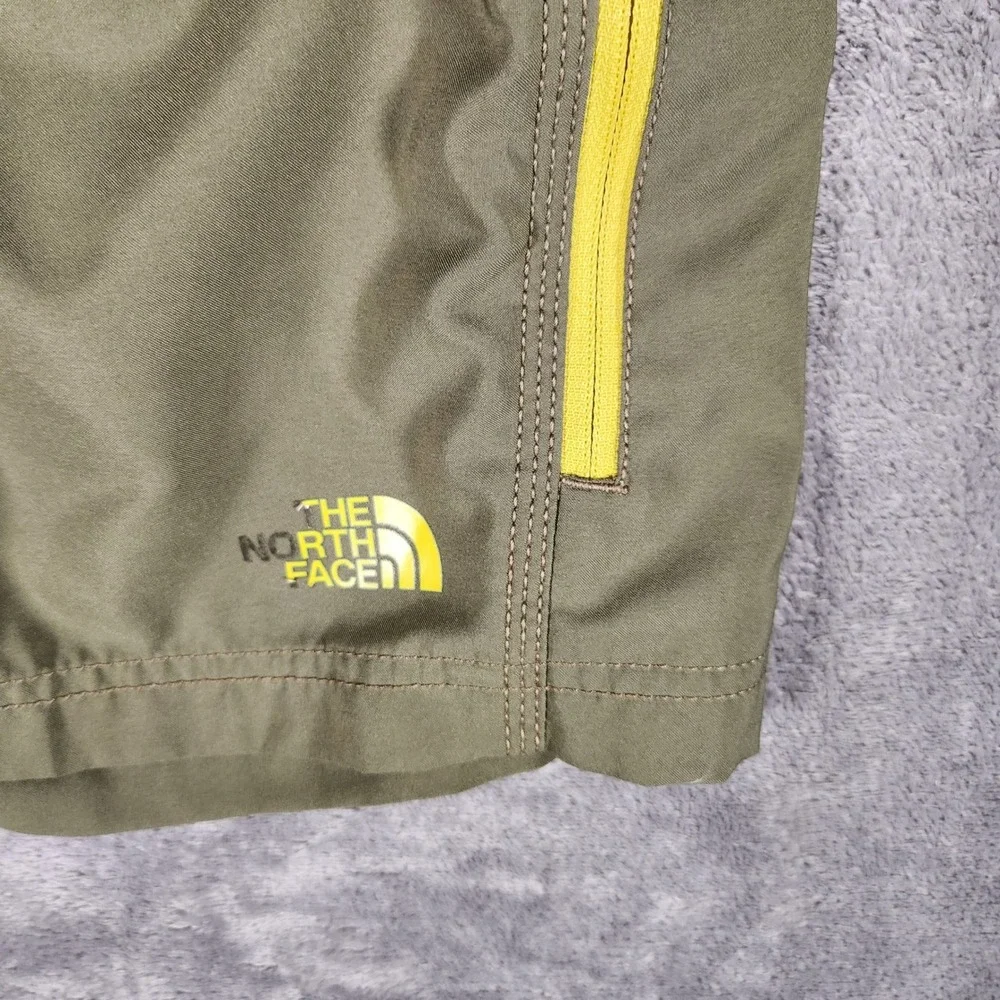 The North Face Hiking Shorts Mens 36 Green Excellent Cargo Outdoor Stretch